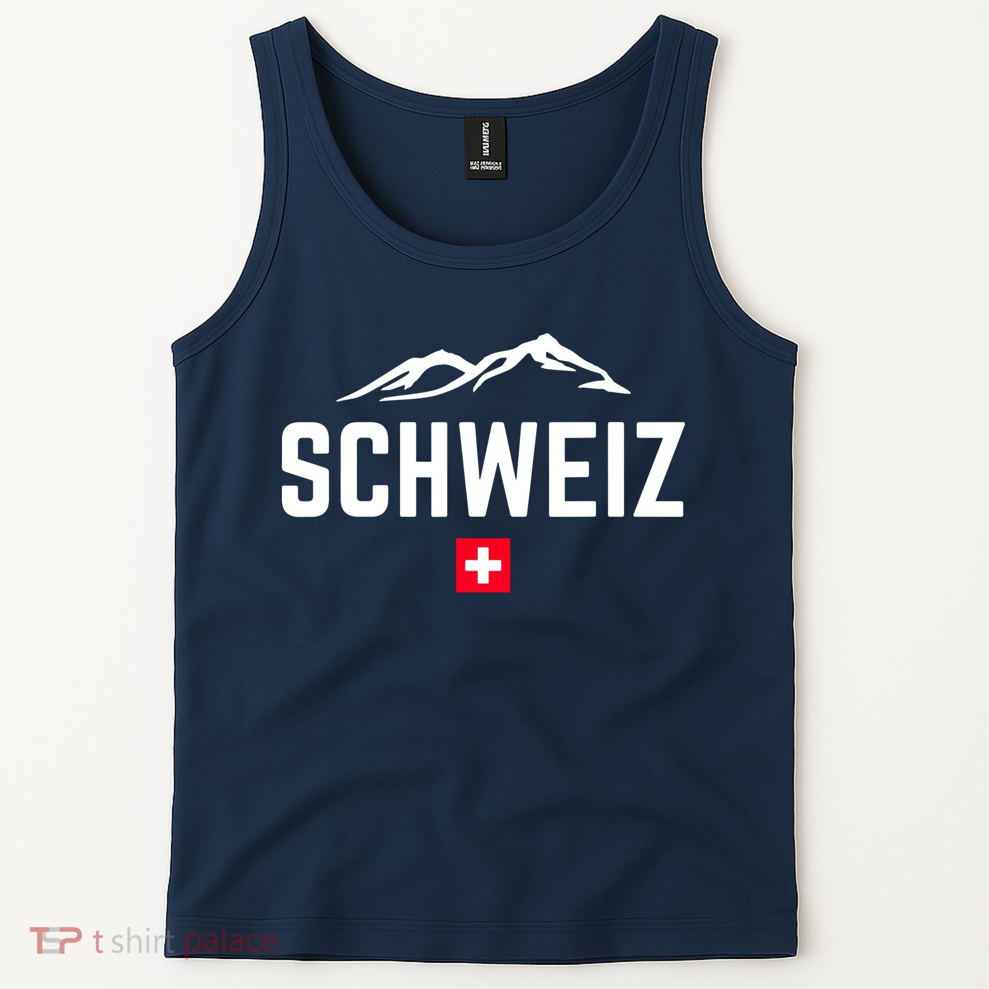 SUISSE SWITZERLAND Flag Tank Top