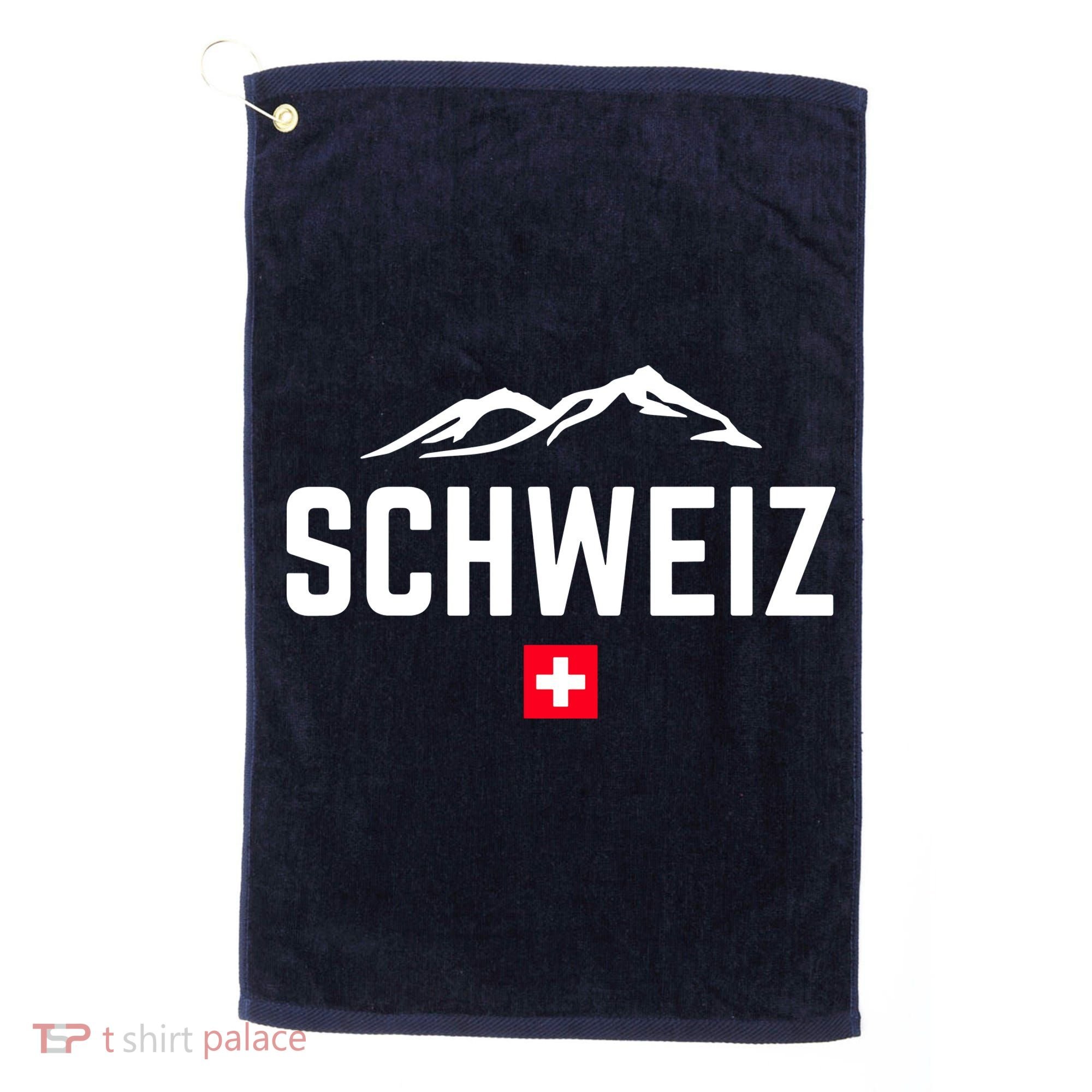 SUISSE SWITZERLAND Flag Golf Towel