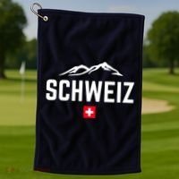 SUISSE SWITZERLAND Flag Golf Towel thumb 1