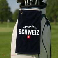 SUISSE SWITZERLAND Flag Golf Towel thumb 2