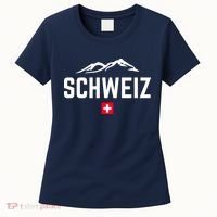 SUISSE SWITZERLAND Flag Women's T-Shirt thumb 0
