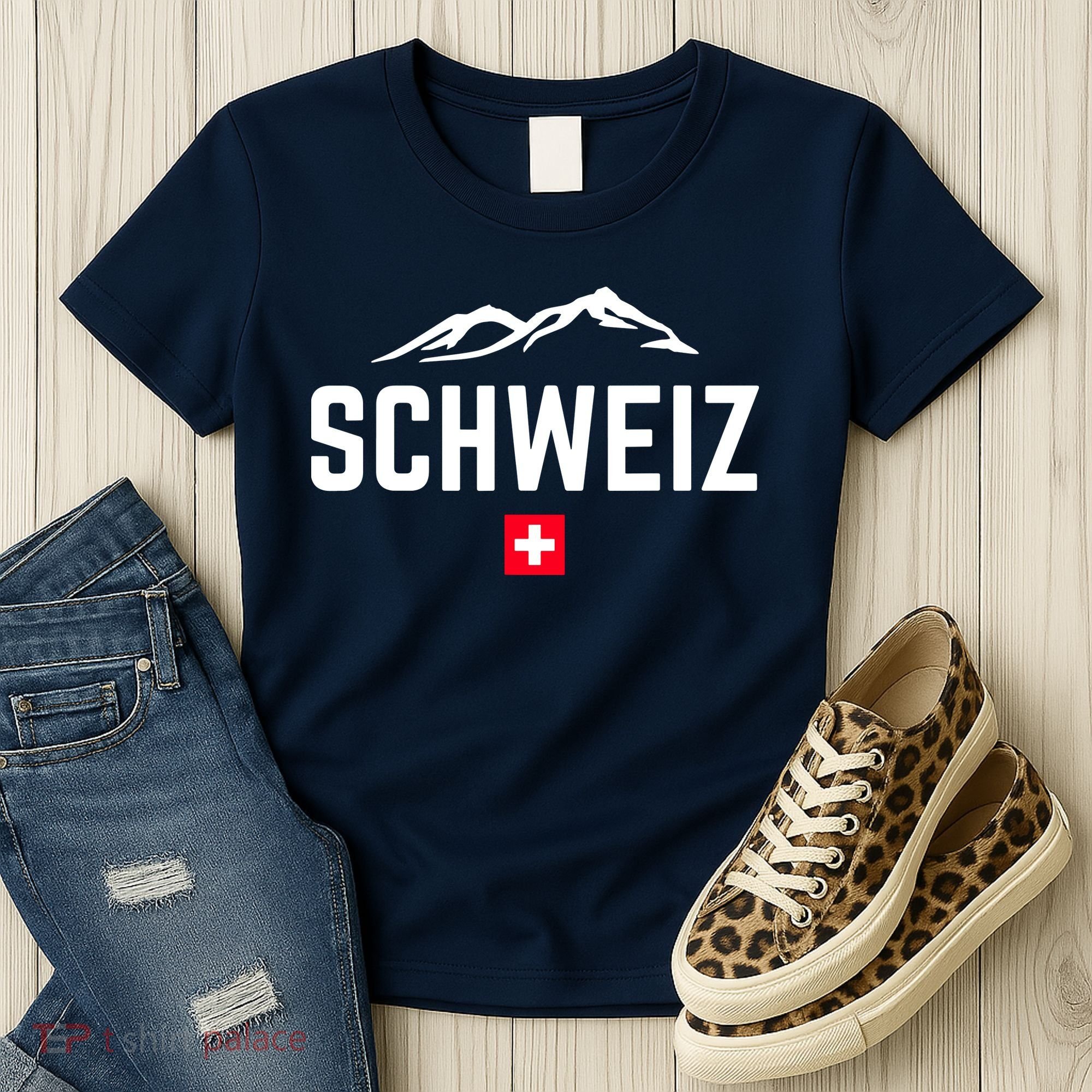SUISSE SWITZERLAND Flag Women's T-Shirt