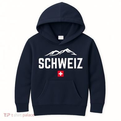 SUISSE SWITZERLAND Flag Kids Hoodie