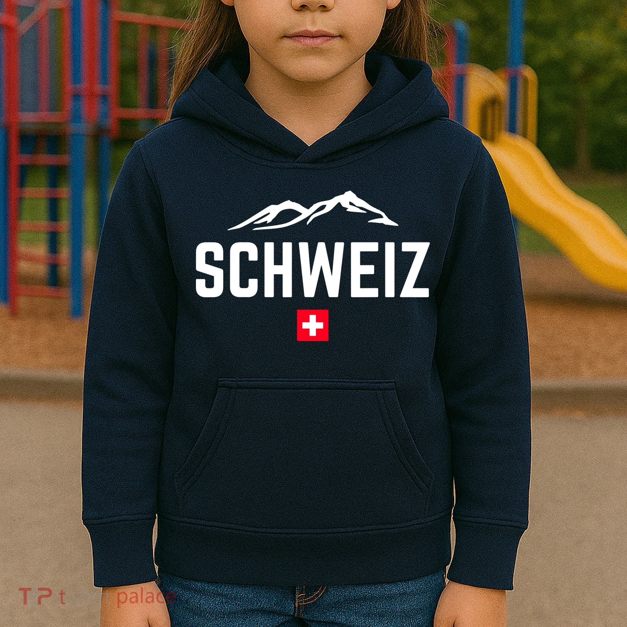 SUISSE SWITZERLAND Flag Kids Hoodie