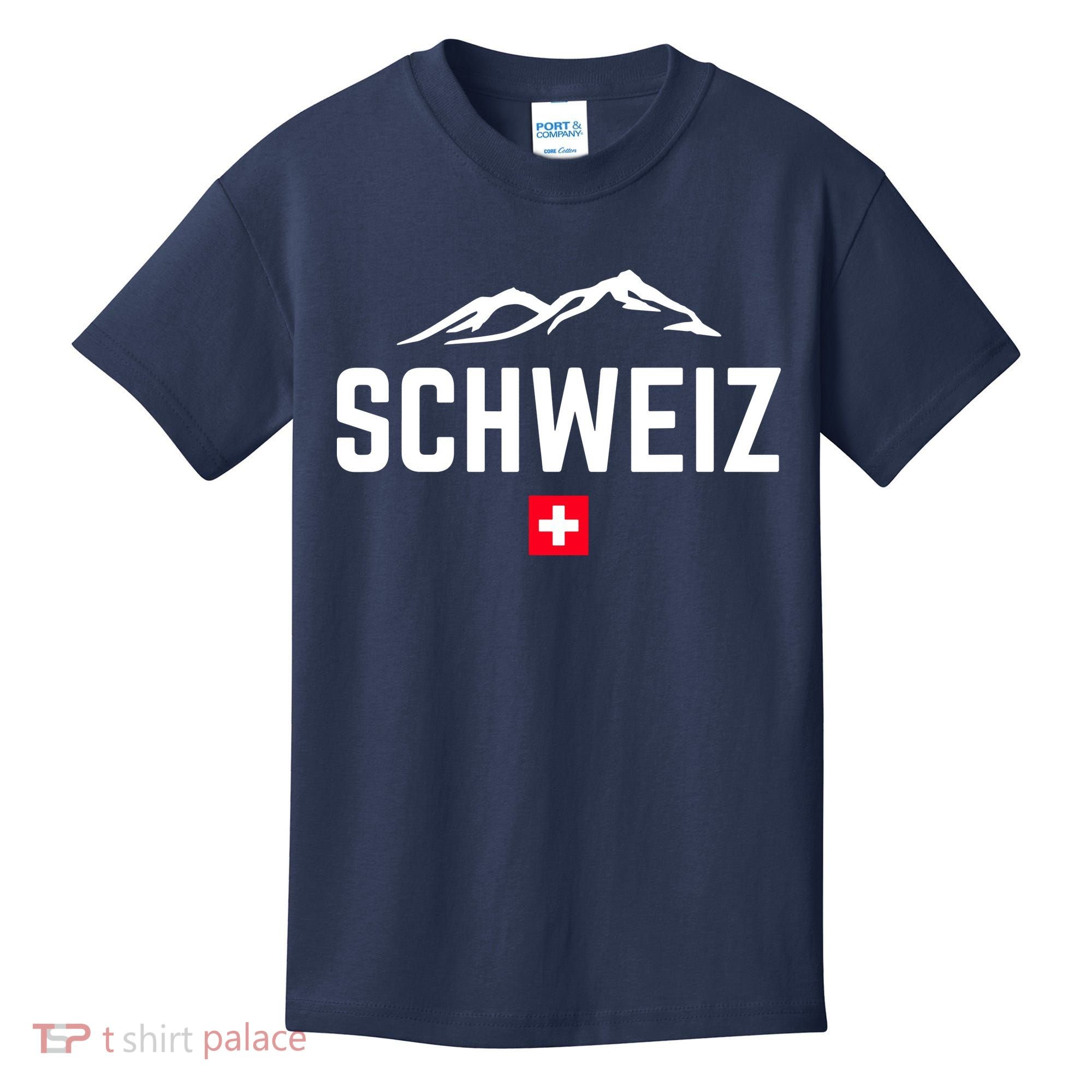 SUISSE SWITZERLAND Flag Kids T-Shirt