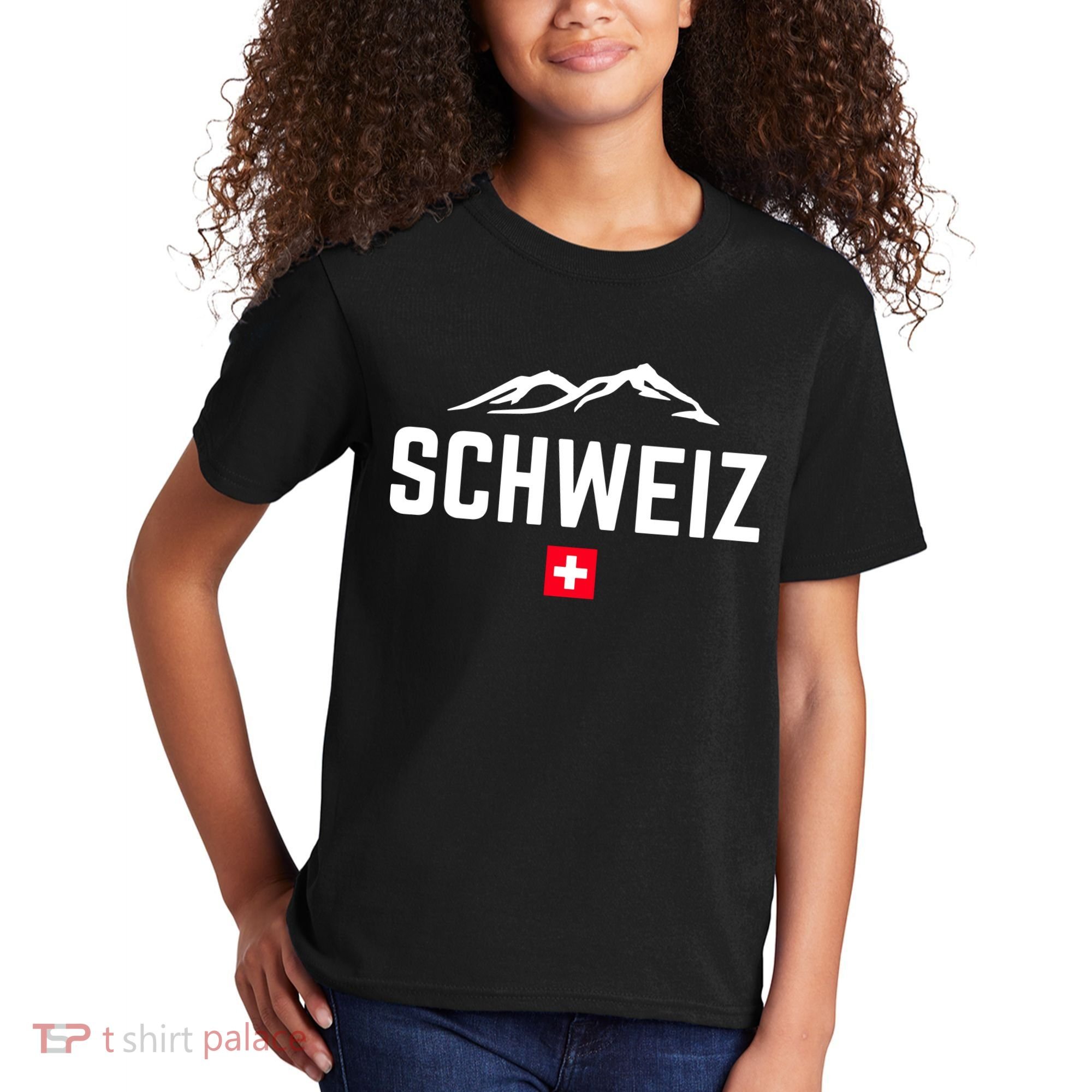 SUISSE SWITZERLAND Flag Kids T-Shirt