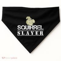Squirrel Slayer Funny Hunting For Squirrel Hunters Gift USA-Made Doggie Bandana thumb 0