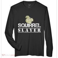 Squirrel Slayer Funny Hunting For Squirrel Hunters Gift Zone Performance Long-Sleeve T-Shirt thumb 0