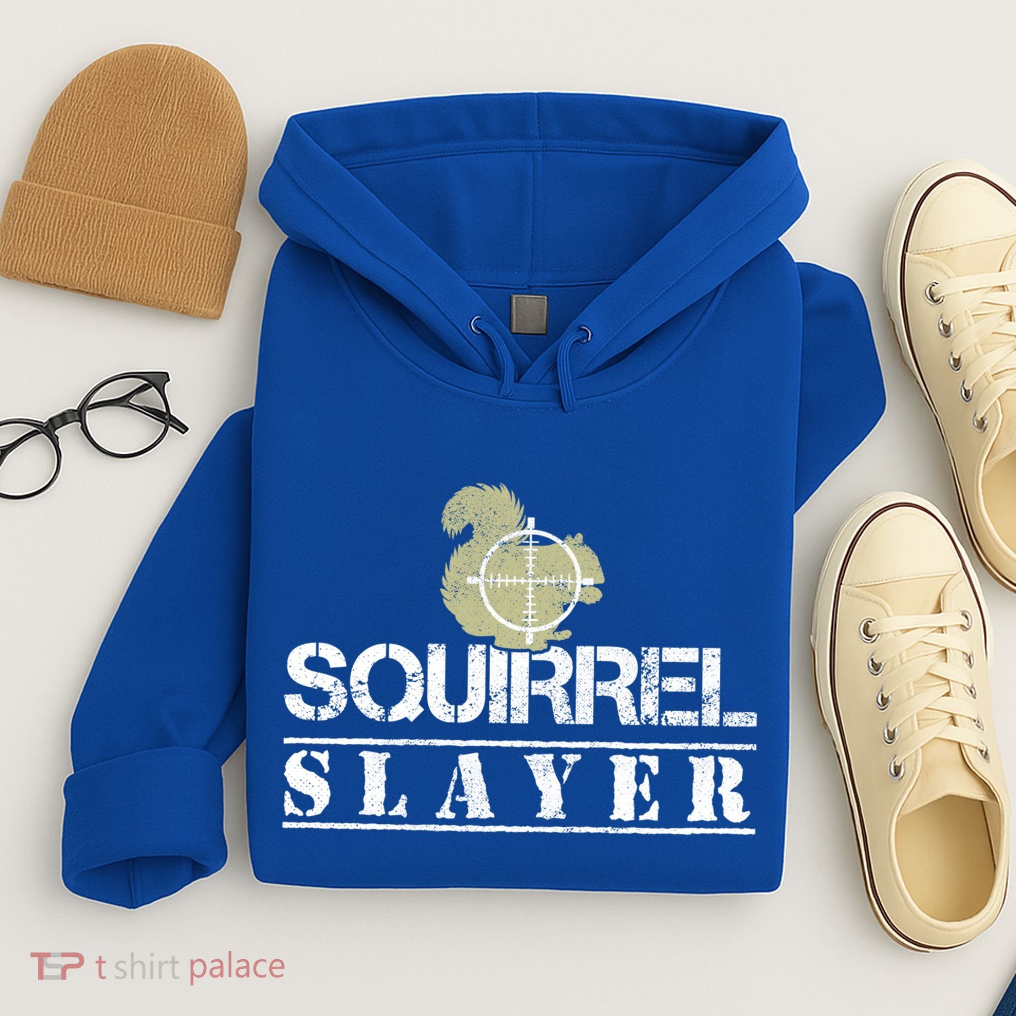 Squirrel Slayer Funny Hunting For Squirrel Hunters Gift Hoodie