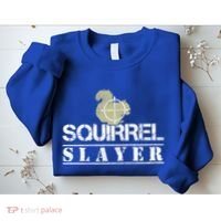 Squirrel Slayer Funny Hunting For Squirrel Hunters Gift Sweatshirt thumb 2