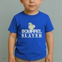 Squirrel Slayer Funny Hunting For Squirrel Hunters Gift Toddler T-Shirt thumb 2