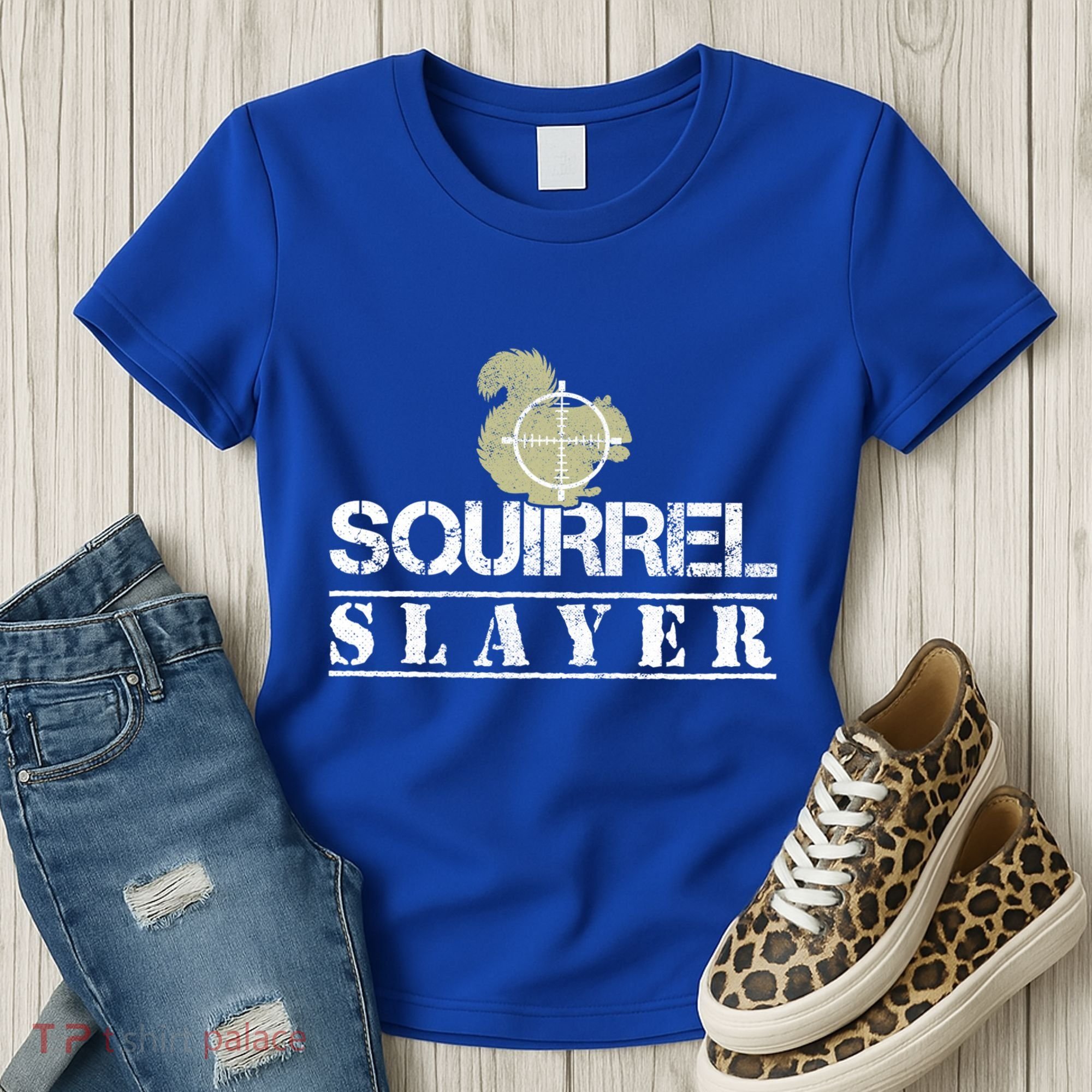 Squirrel Slayer Funny Hunting For Squirrel Hunters Gift Women's T-Shirt