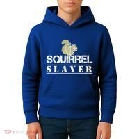 Squirrel Slayer Funny Hunting For Squirrel Hunters Gift Kids Hoodie thumb 4