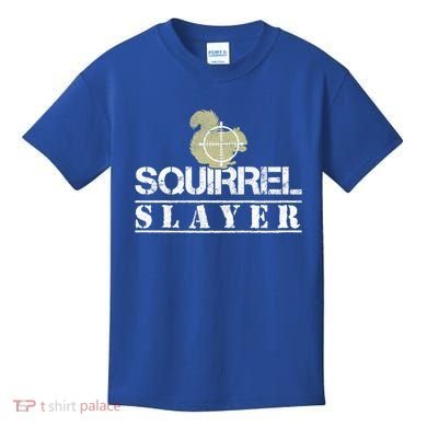 Squirrel Slayer Funny Hunting For Squirrel Hunters Gift Kids T-Shirt