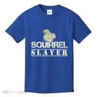 Squirrel Slayer Funny Hunting For Squirrel Hunters Gift Kids T-Shirt thumb 0