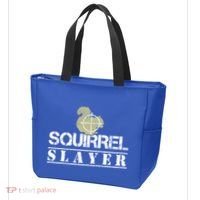 Squirrel Slayer Funny Hunting For Squirrel Hunters Gift Tote Bag thumb 3