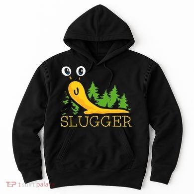 Slugger Slug – Funny Banana Slug Expert Baseball Game Player Hoodie