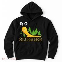 Slugger Slug – Funny Banana Slug Expert Baseball Game Player Hoodie thumb 0