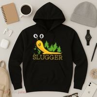 Slugger Slug – Funny Banana Slug Expert Baseball Game Player Hoodie thumb 3
