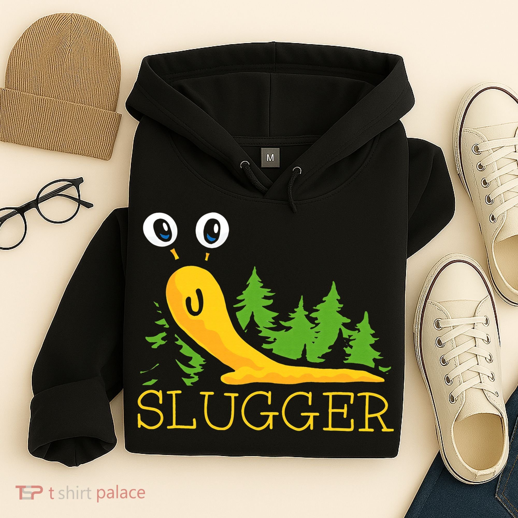 Slugger Slug – Funny Banana Slug Expert Baseball Game Player Hoodie