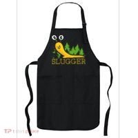 Slugger Slug – Funny Banana Slug Expert Baseball Game Player Apron thumb 0