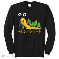 Slugger Slug – Funny Banana Slug Expert Baseball Game Player Sweatshirt thumb 0
