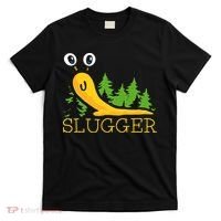 Slugger Slug – Funny Banana Slug Expert Baseball Game Player T-Shirt thumb 0