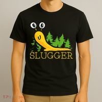 Slugger Slug – Funny Banana Slug Expert Baseball Game Player T-Shirt thumb 3