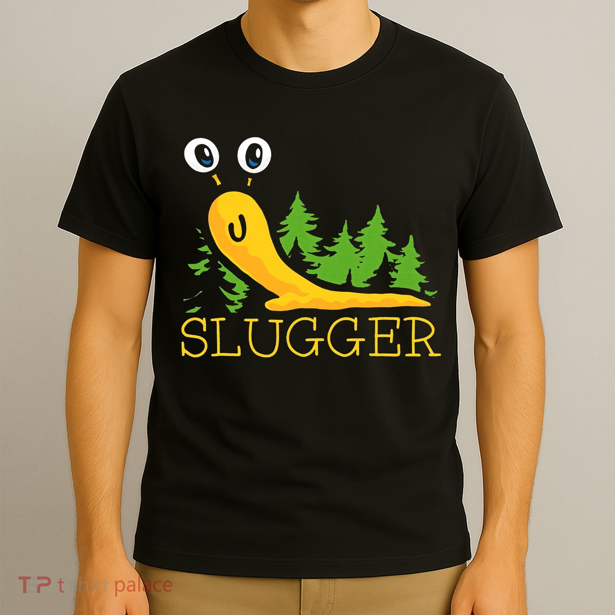 Slugger Slug – Funny Banana Slug Expert Baseball Game Player T-Shirt