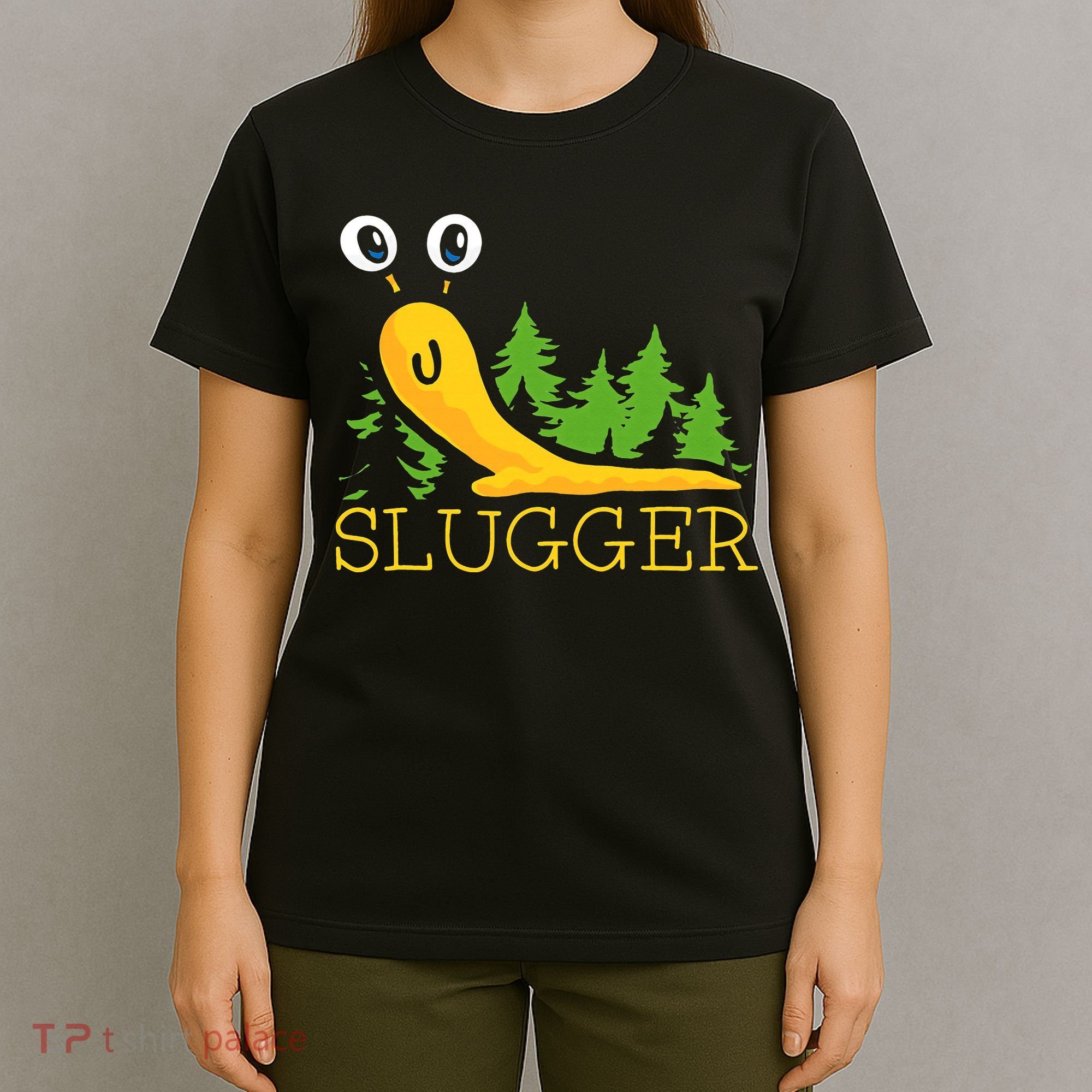 Slugger Slug – Funny Banana Slug Expert Baseball Game Player T-Shirt