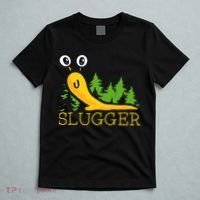 Slugger Slug – Funny Banana Slug Expert Baseball Game Player T-Shirt thumb 5