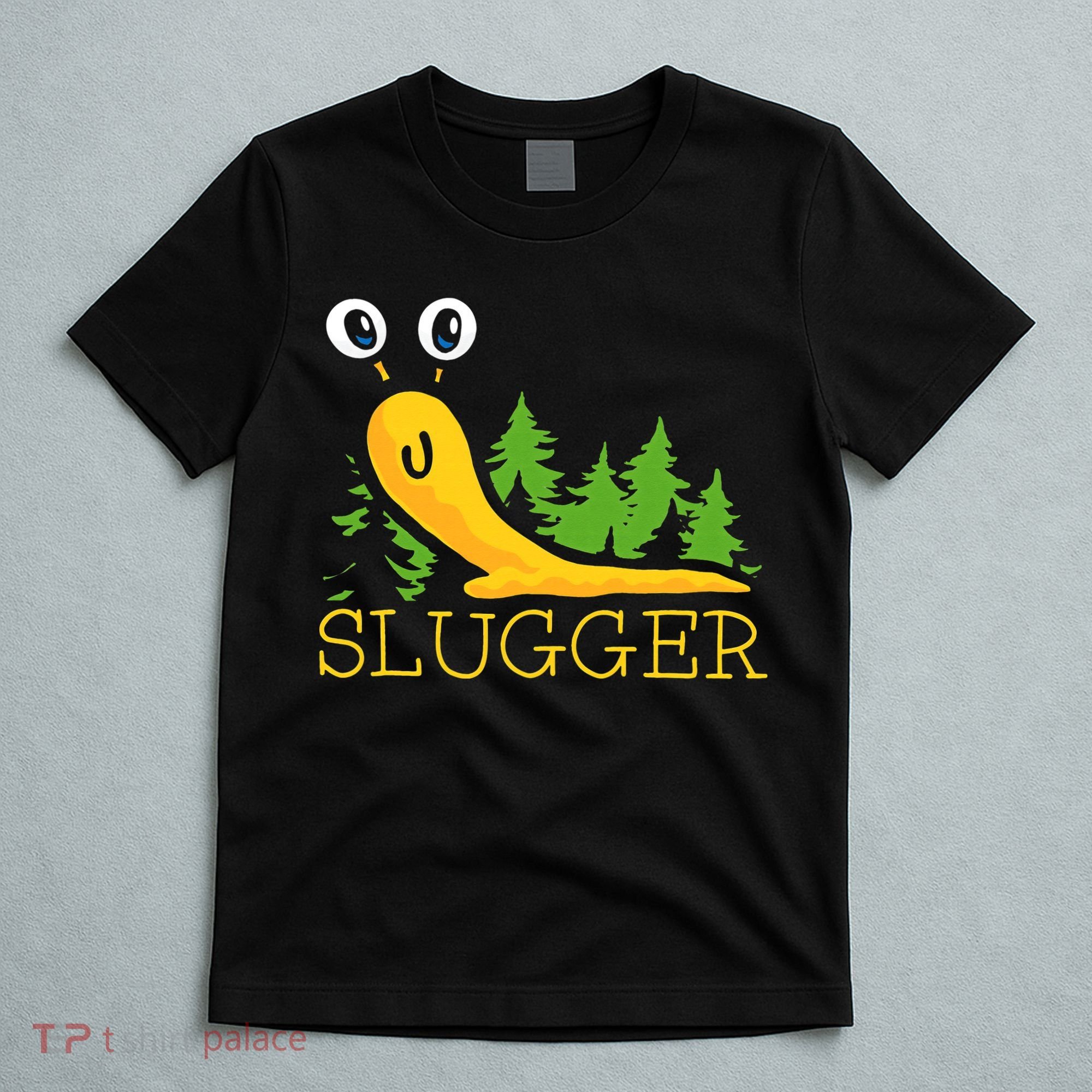 Slugger Slug – Funny Banana Slug Expert Baseball Game Player T-Shirt