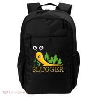 Slugger Slug – Funny Banana Slug Expert Baseball Game Player Backpack thumb 0