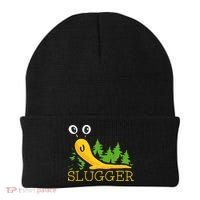 Slugger Slug – Funny Banana Slug Expert Baseball Game Player Beanie thumb 0