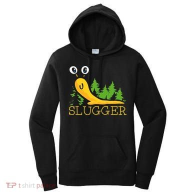 Slugger Slug – Funny Banana Slug Expert Baseball Game Player Women's Hoodie