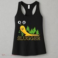 Slugger Slug – Funny Banana Slug Expert Baseball Game Player Women's Tank Top thumb 3