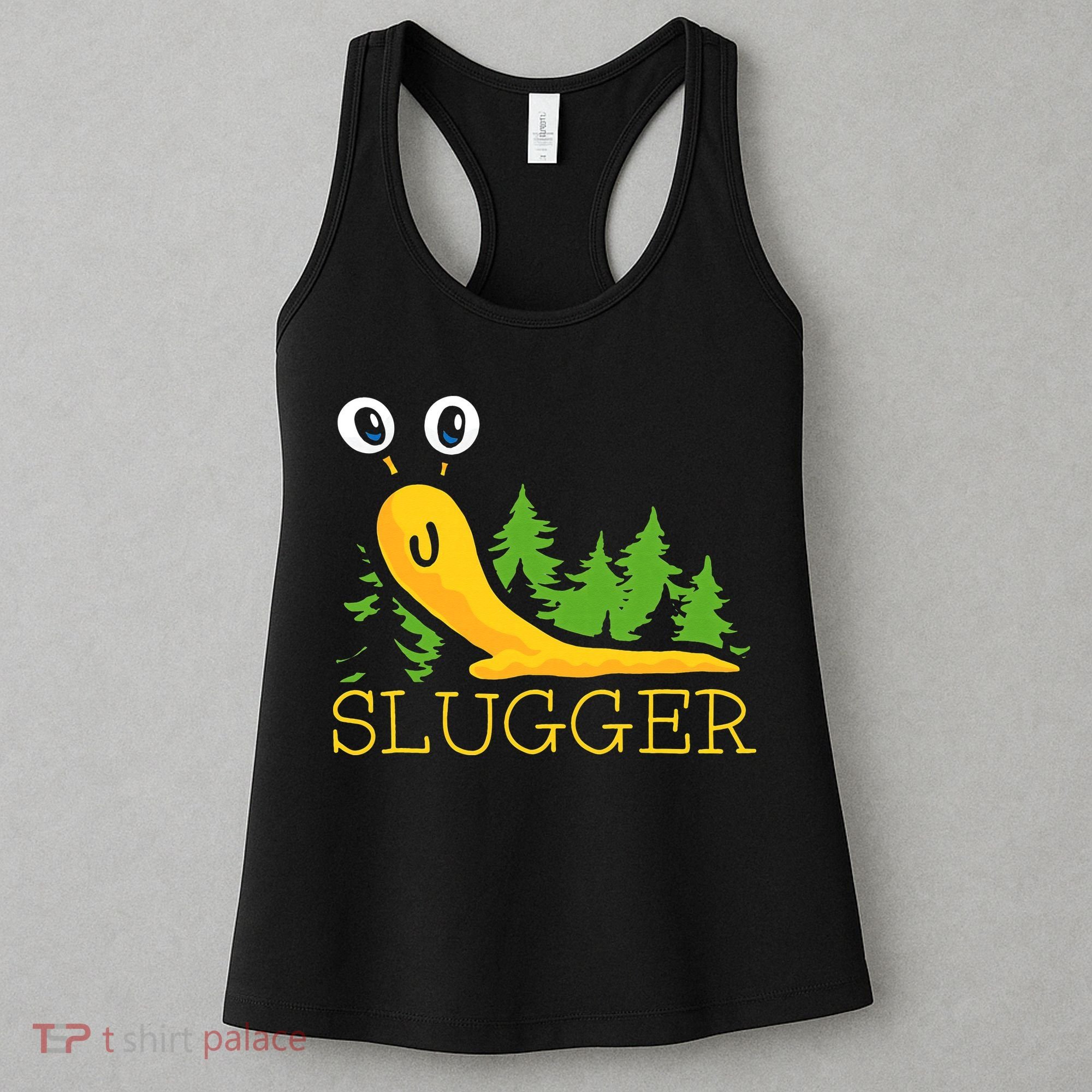 Slugger Slug – Funny Banana Slug Expert Baseball Game Player Women's Tank Top