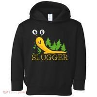 Slugger Slug – Funny Banana Slug Expert Baseball Game Player Toddler Hoodie thumb 0