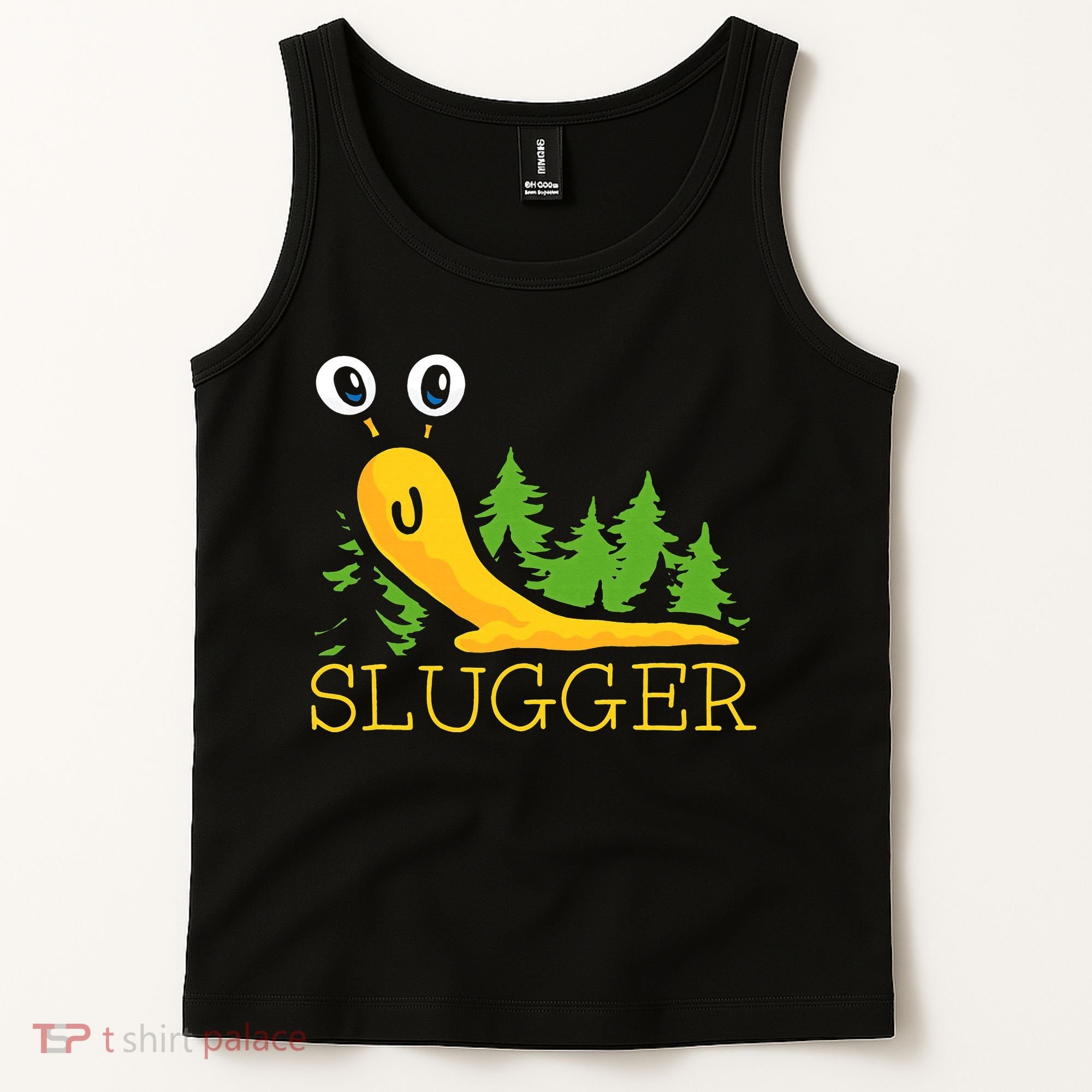 Slugger Slug – Funny Banana Slug Expert Baseball Game Player Tank Top