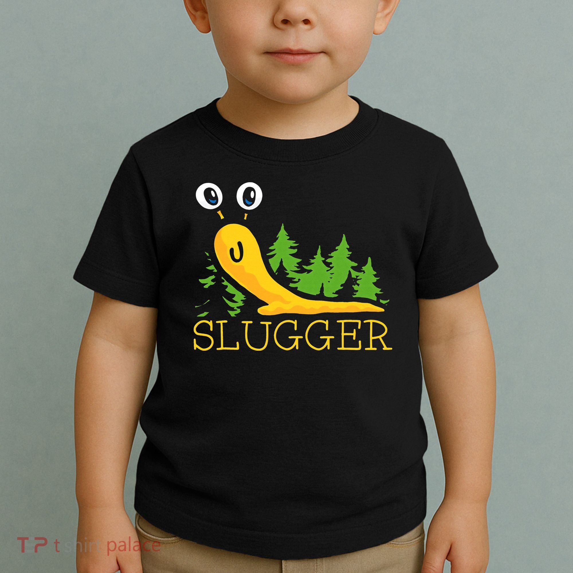 Slugger Slug – Funny Banana Slug Expert Baseball Game Player Toddler T-Shirt