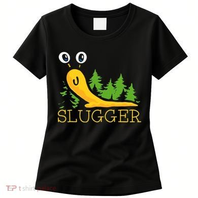 Slugger Slug – Funny Banana Slug Expert Baseball Game Player Women's T-Shirt