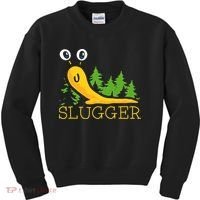 Slugger Slug – Funny Banana Slug Expert Baseball Game Player Kids Sweatshirt thumb 0