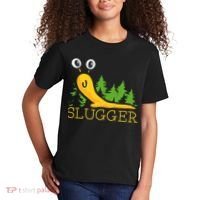 Slugger Slug – Funny Banana Slug Expert Baseball Game Player Kids T-Shirt thumb 2
