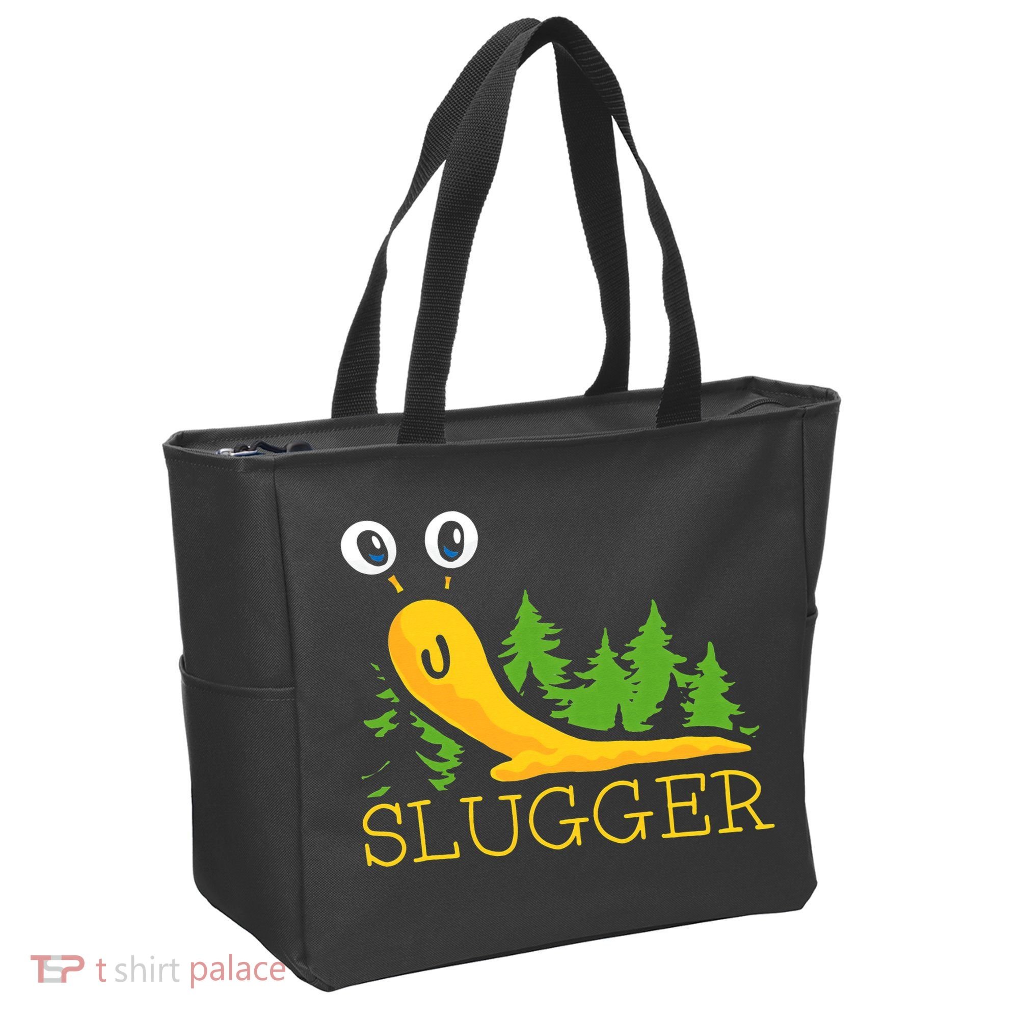 Slugger Slug – Funny Banana Slug Expert Baseball Game Player Tote Bag