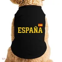 Spain Spanish Flag Red EspañA Doggie Tank thumb 0