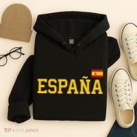Spain Spanish Flag Red EspañA Hoodie thumb 4