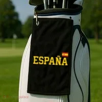 Spain Spanish Flag Red EspañA Golf Towel thumb 2