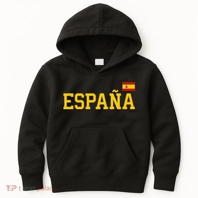 Spain Spanish Flag Red EspañA Kids Hoodie