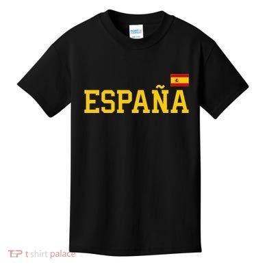 Spain Spanish Flag Red EspañA Kids T-Shirt