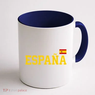 Spain Spanish Flag Red EspañA Coffee Mug back